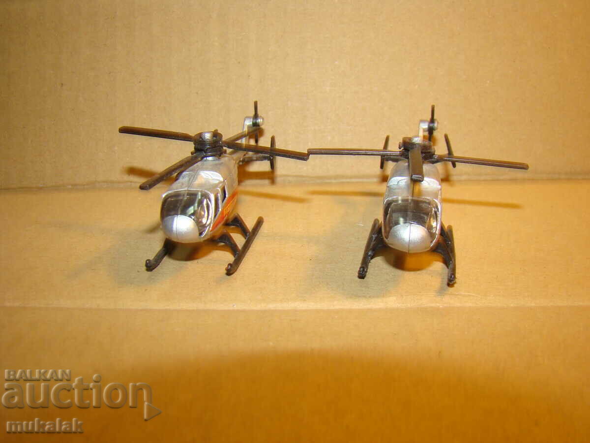 SCHUCO??? H0 1/87 MODEL TOY FIRE HELICOPTER LOT 2 PCS - 5 SCHUCO??? H0 1/87 MODEL TOY FIRE HELICOPTER LOT 2 PCS - 5