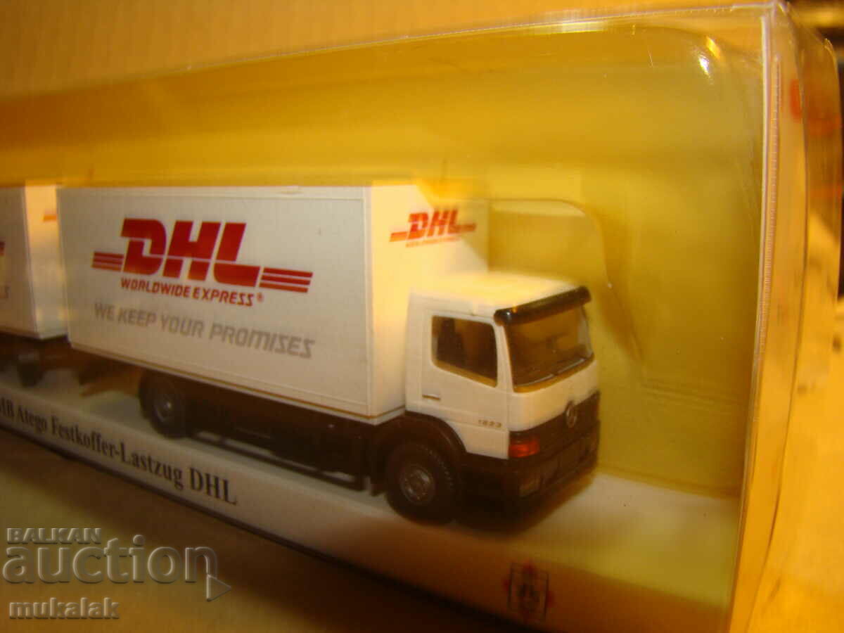 Δημοπρασία ΠΑΙΧΝΙΔΙ ΕΛΑΣΤΙΚΩΝ WIKING H0 1/87 MERCEDES ATEGO DHL TRUCK MODEL Δημοπρασία ΠΑΙΧΝΙΔΙ ΕΛΑΣΤΙΚΩΝ WIKING H0 1/87 MERCEDES ATEGO DHL TRUCK MODEL