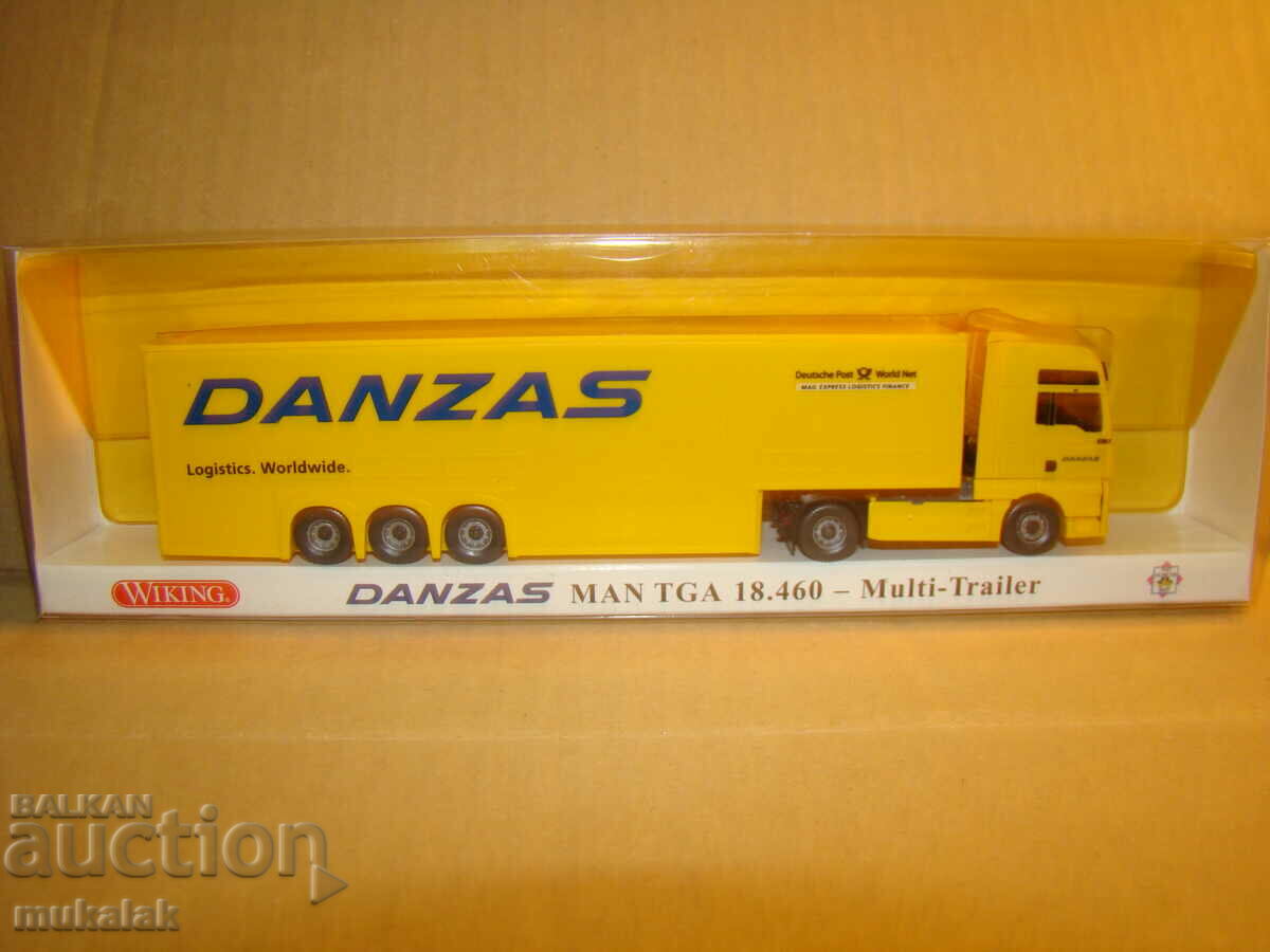 WIKING H0 1/87 MAN TGA TRUCK MODEL TRUCK TOY