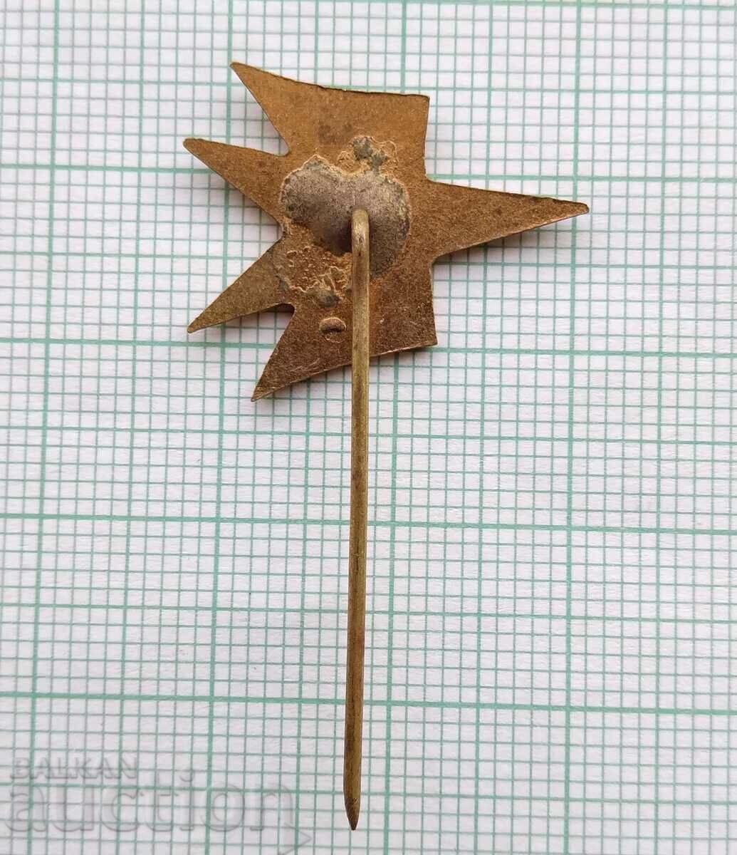 Auction  17180 Badge - BGA Balkan airline - bronze enamel