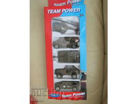 Set of 5 military vehicles - children's toy