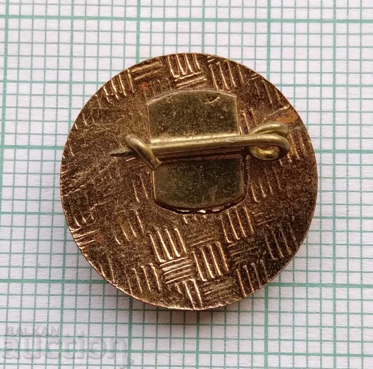 Auction  17189 Badge - Georgi Dimitrov - bronze enamel