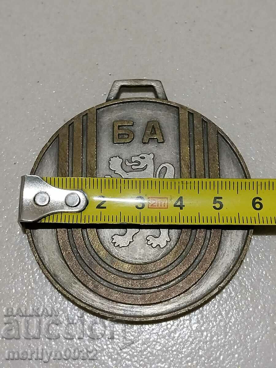 Auction Medal plaque Bulgarian Army RB Wrestling Championship Auction Medal plaque Bulgarian Army RB Wrestling Championship
