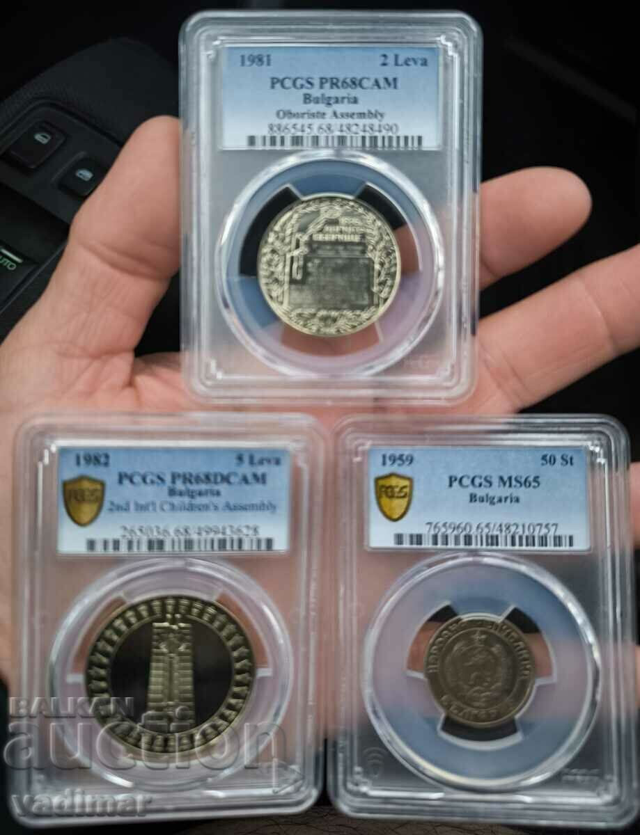 LOT OF CERTIFIED COINS