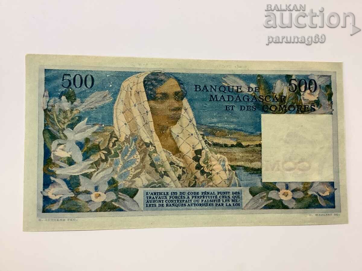 Comoros 500 francs 1963 COPY (AU) with price 5.00 BGN | € 2.56 Comoros 500 francs 1963 COPY (AU) with price 5.00 BGN | € 2.56