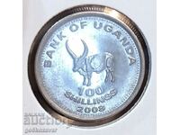 Uganda 100 shillings 2008