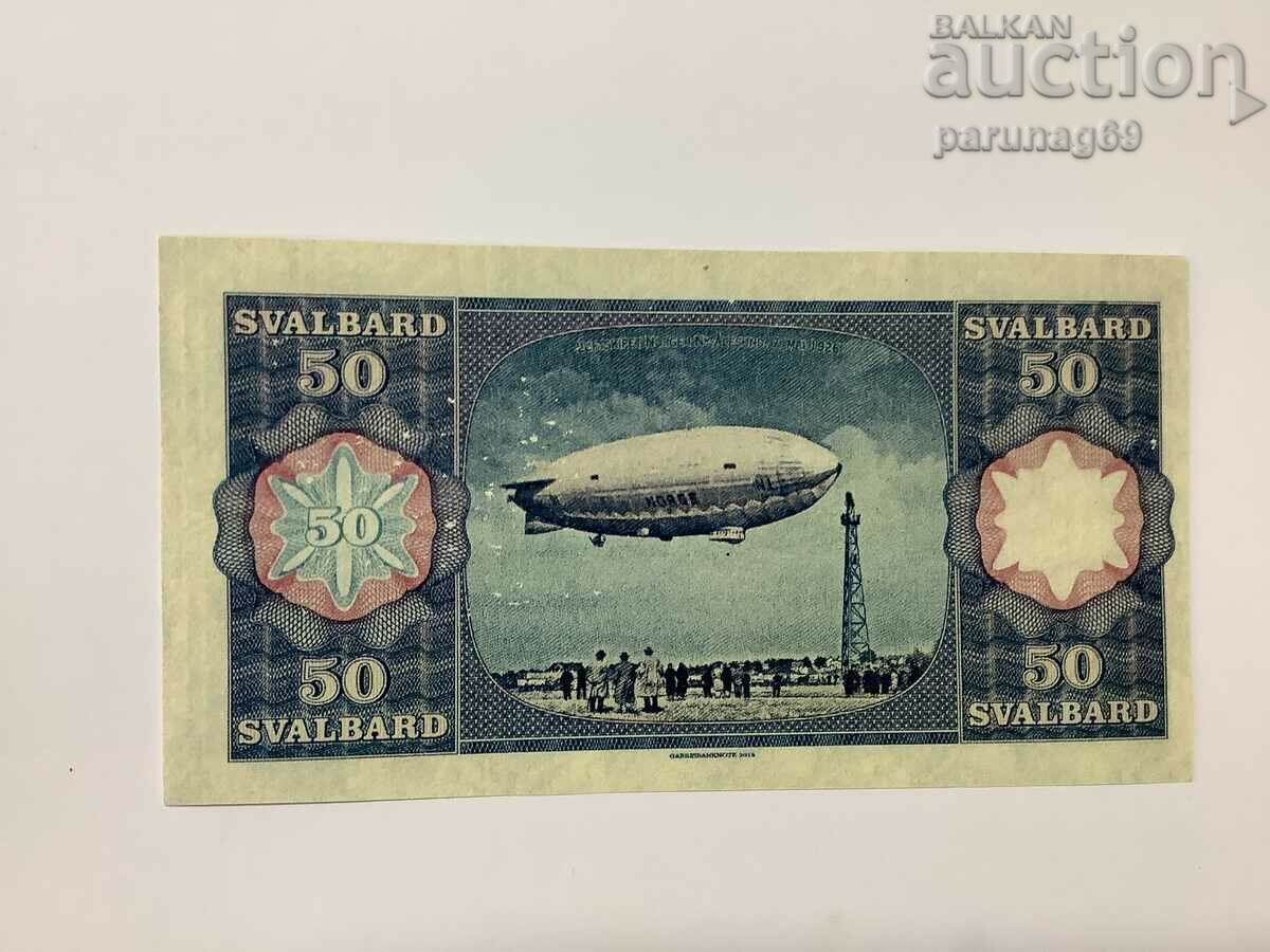 Svalbard (Spitsbergen) 50 coroane 2015 COPIE cu preț € 3.00 | 5.87 BGN