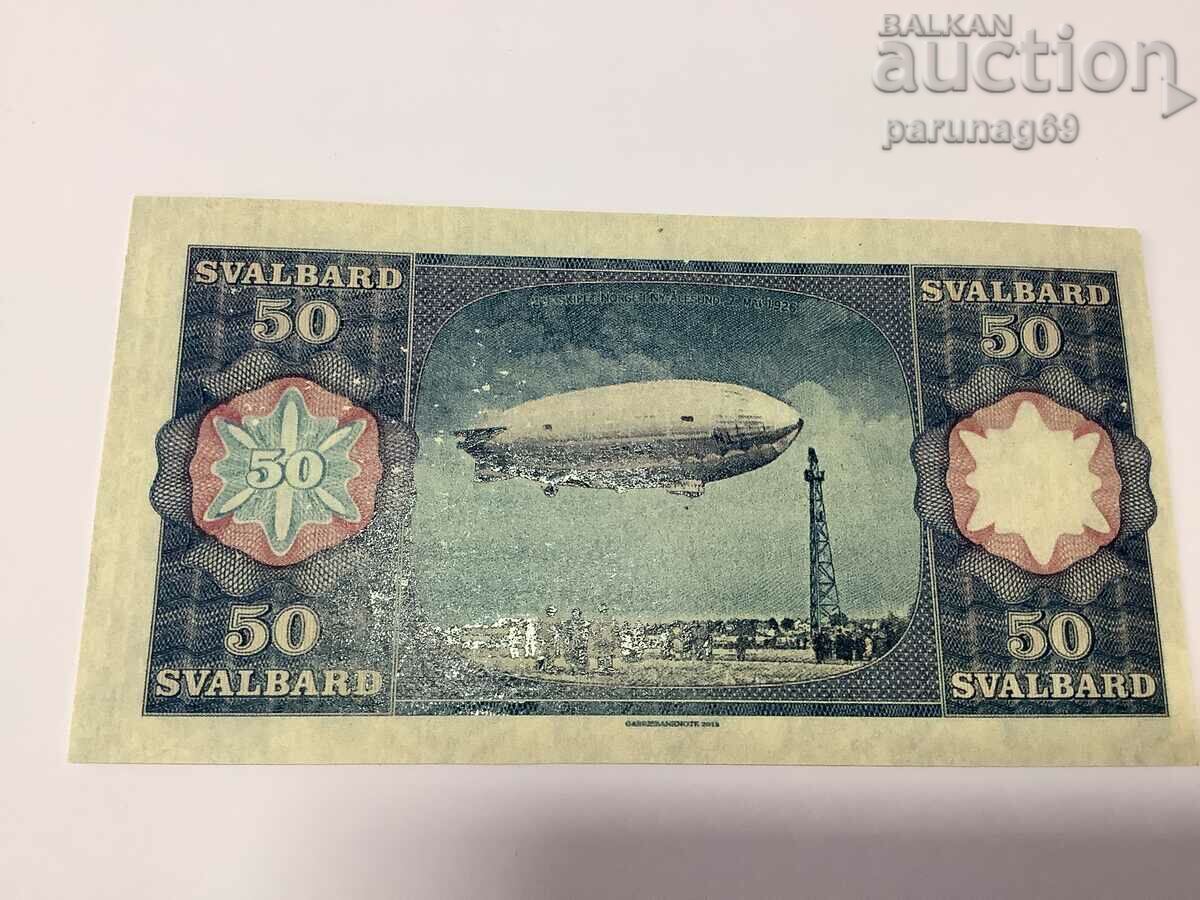 Licitație Svalbard (Spitsbergen) 50 coroane 2015 COPIE
