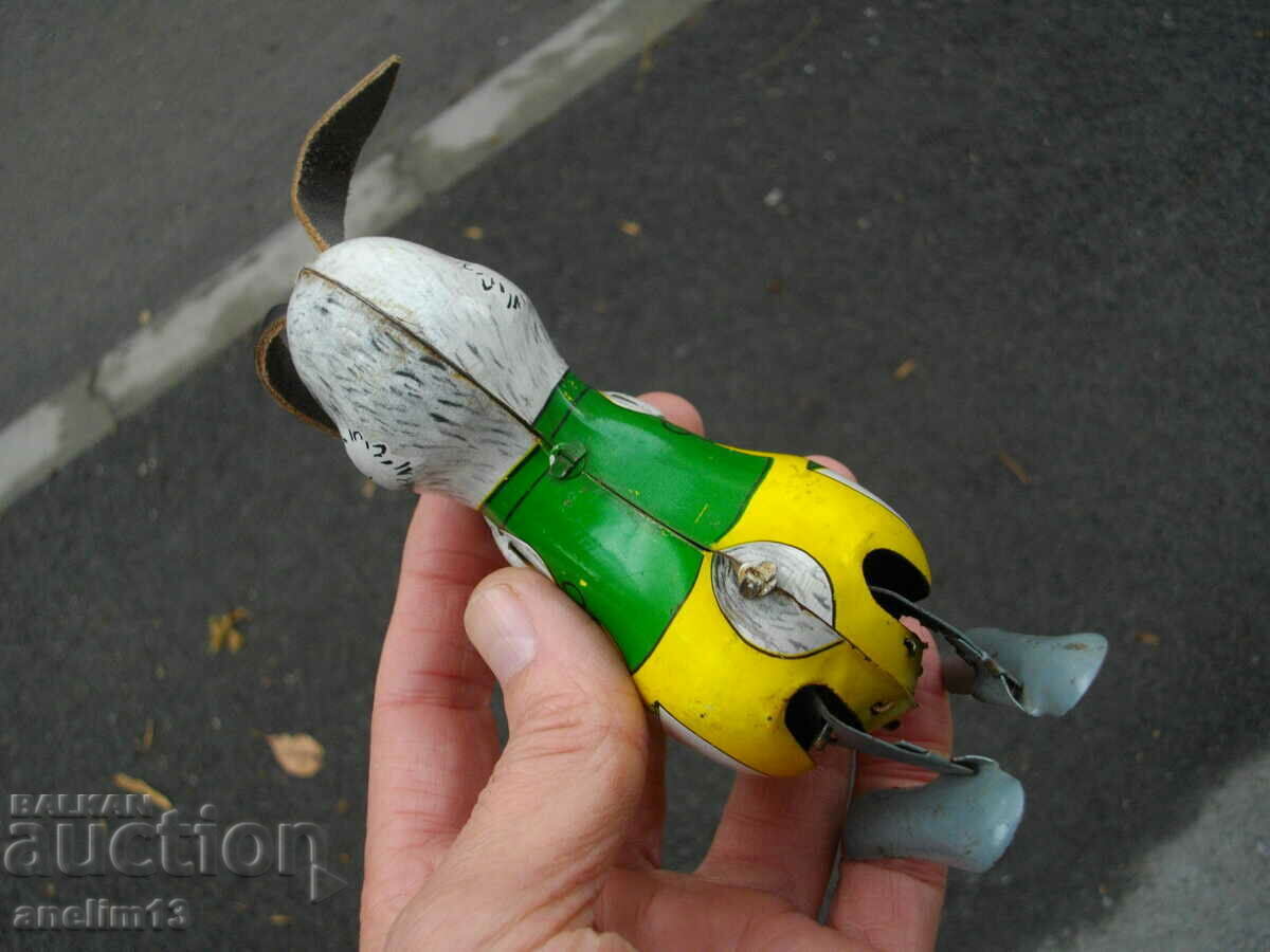 OLD MECHANICAL BUNNY BUNNY TIN TOY - 5 OLD MECHANICAL BUNNY BUNNY TIN TOY - 5