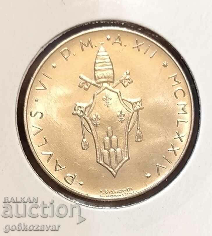 Vatican 100 Lira 1970 UNC with price 12.90 BGN | € 6.60 Vatican 100 Lira 1970 UNC with price 12.90 BGN | € 6.60