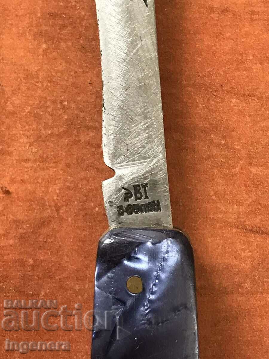 FOLDING KNIFE LEG ANTIQUE BLADE-LARGE THORN with price 38.00 BGN | € 19.43