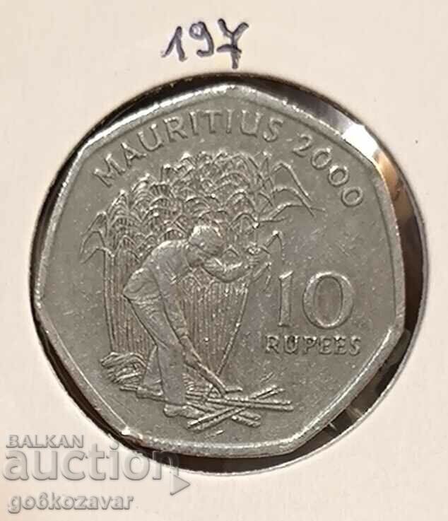 Mauritius 10 rupii 2000