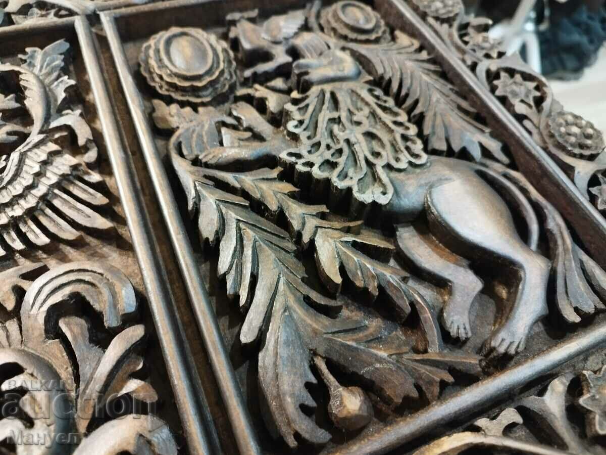 Old wood carving - church motifs. - 5 Old wood carving - church motifs. - 5