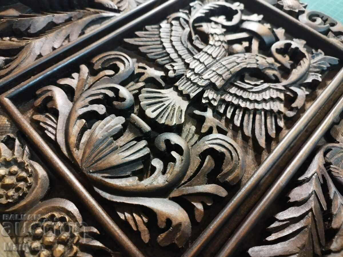 Old wood carving - church motifs. - 6 Old wood carving - church motifs. - 6