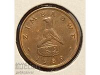 Zimbabwe 1 cent 1989 UNC