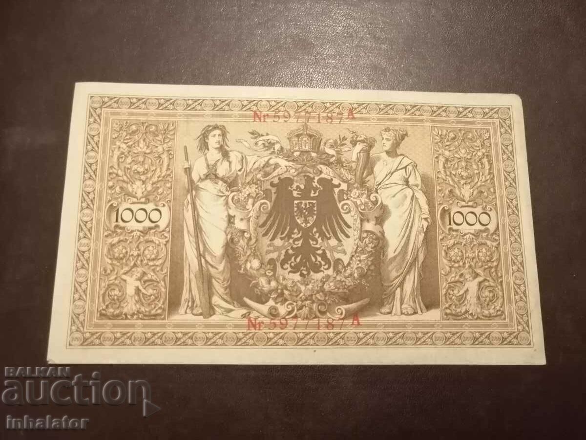 1910 year 1000 stamps red seal