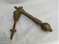 19th century Bronze knocker, gate clapper