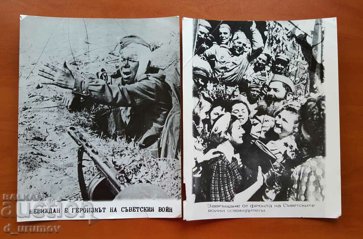 Delivery of Photos from the Great Patriotic War - lot of 7 pcs. Delivery of Photos from the Great Patriotic War - lot of 7 pcs.