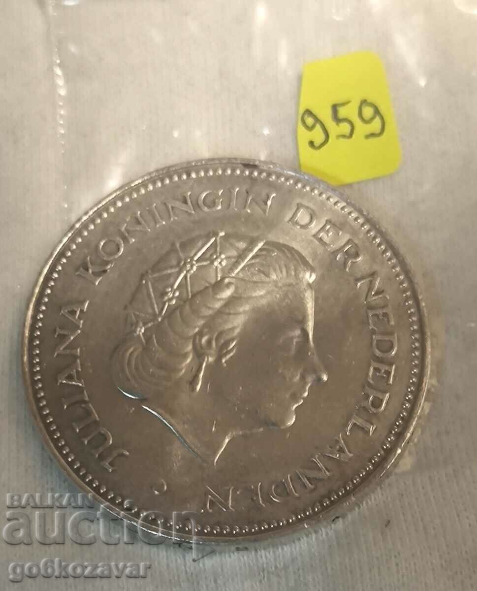 Auction  Netherlands 10 Gulden 1970 Silver UNC