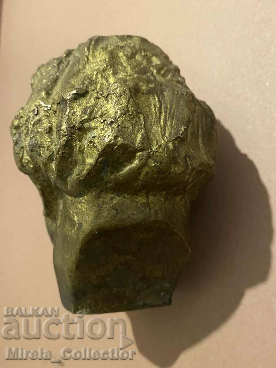 Auction Old bronze bust figure statuette of Georgi Dimitrov bronze Auction Old bronze bust figure statuette of Georgi Dimitrov bronze