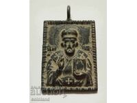 BRONZE ICON OF SAINT NICHOLAS THE MIRACLEWORKER - REPLICA REPRODUCTION