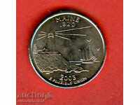 USA USA 25 cent issue issue 2003 P MAINE NEW UNC