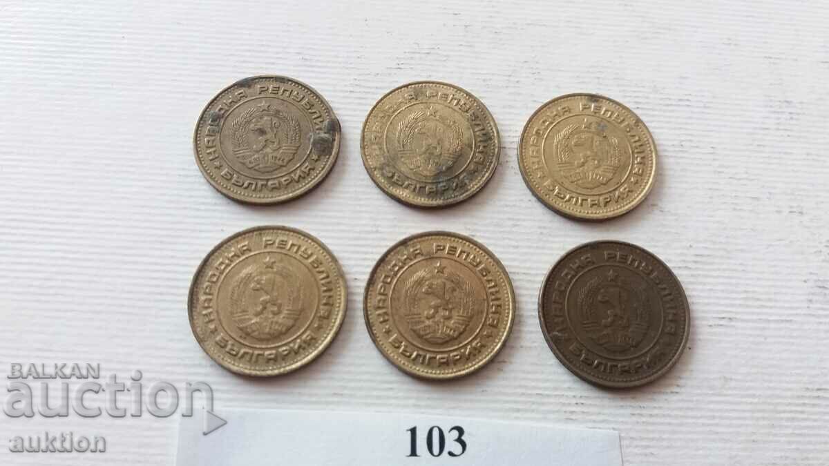 2 CENTS 1990 LOT 6 PIECES - 6 2 CENTS 1990 LOT 6 PIECES - 6