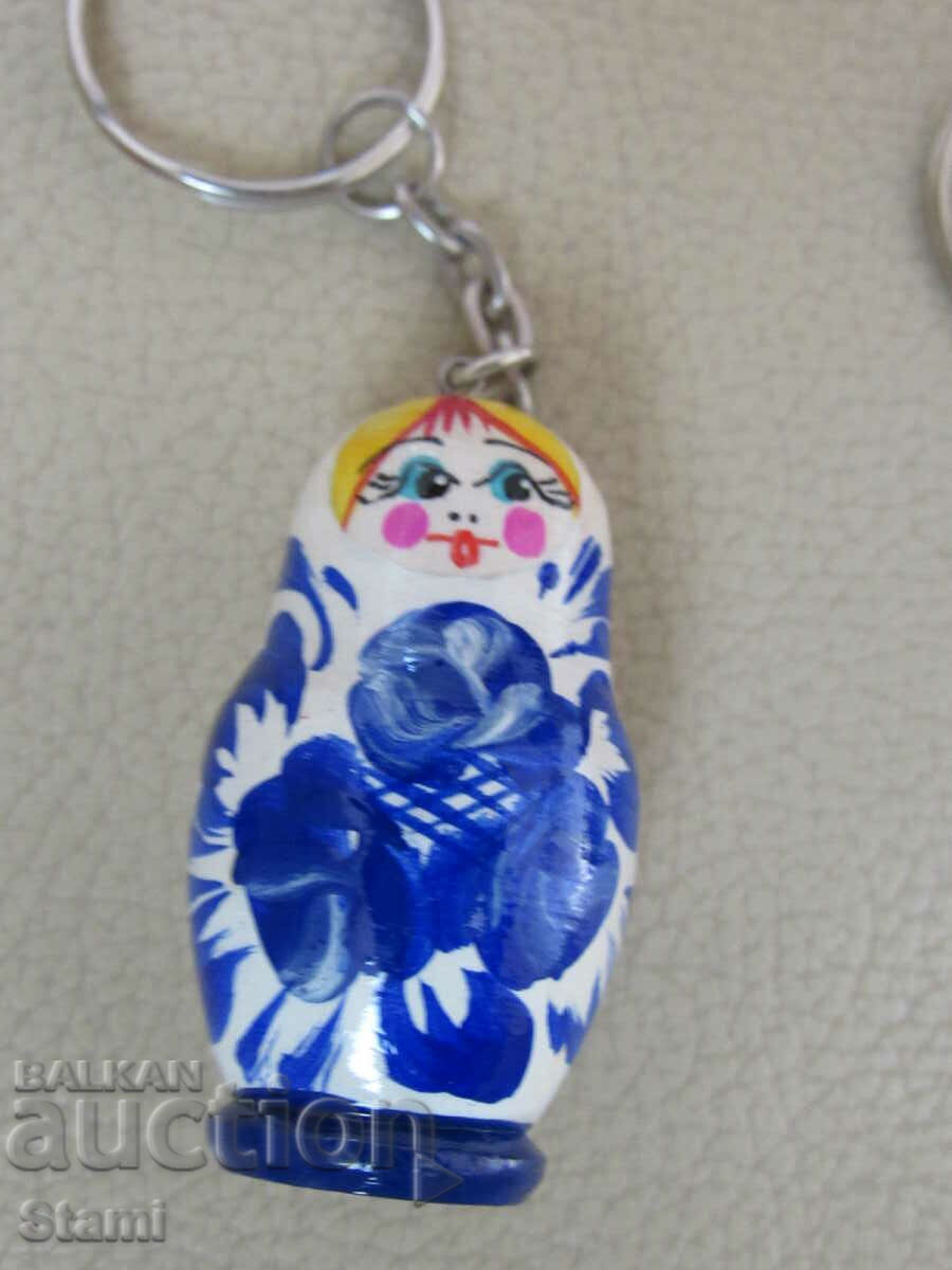 Matryoshka keychain from Russia with price 5.00 BGN | € 2.56 Matryoshka keychain from Russia with price 5.00 BGN | € 2.56