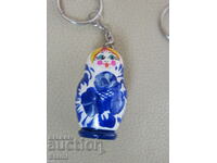 Matryoshka keychain from Russia