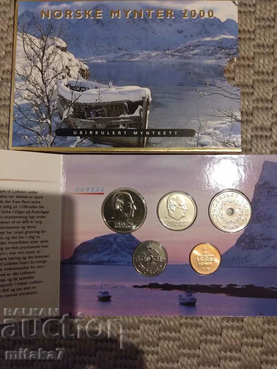 Set de monede, Norvegia, 2000 cu preț € 9.71 | 18.99 BGN