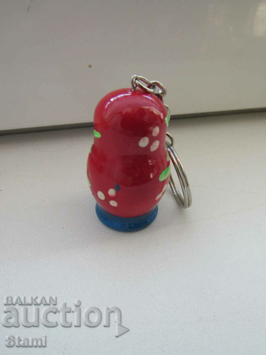 Auction  Matryoshka keychain from Russia