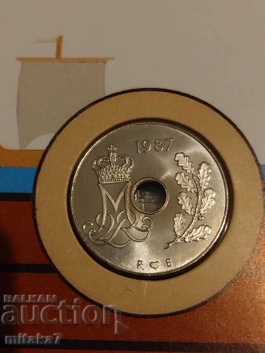 Coin set, Denmark, 1987. - 5