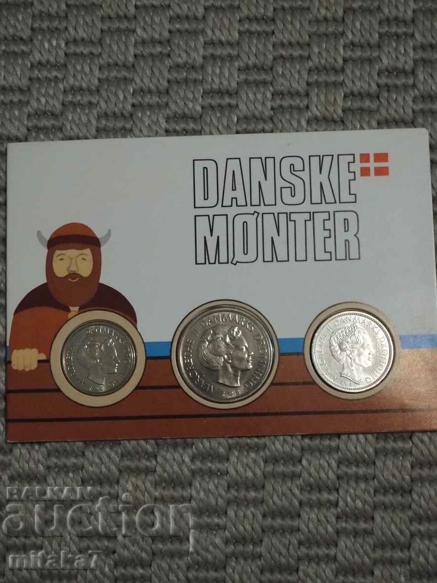 Coin set, Denmark, 1987. Coin set, Denmark, 1987.