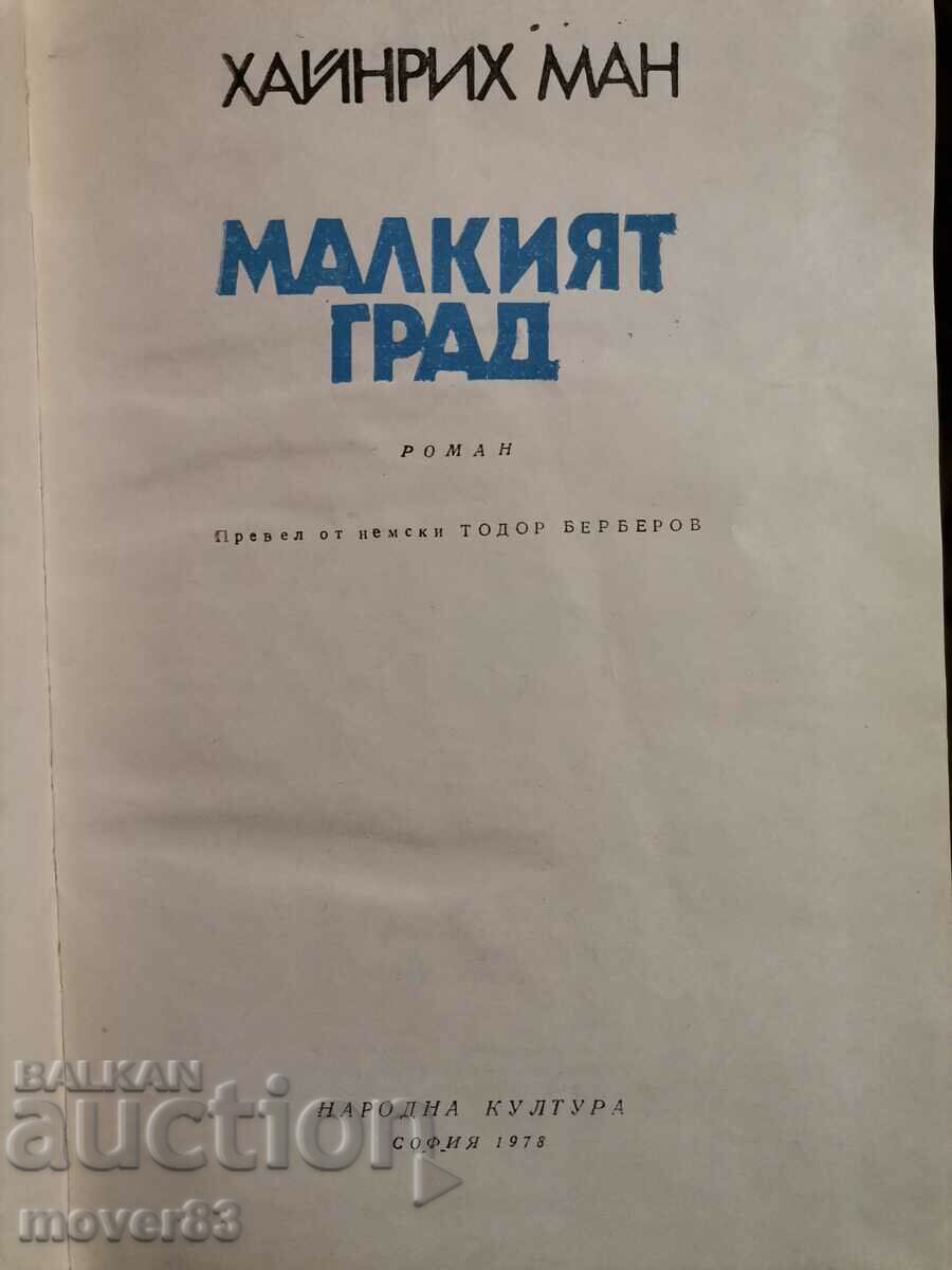 The small town. Heinrich Mann with price 0.49 BGN | € 0.25