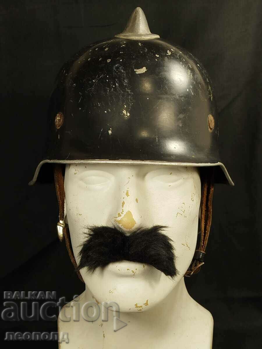 OLD GERMAN FIREMAN HELMET HELMET OLD GERMAN FIREMAN HELMET HELMET