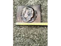 Copper plaque of Chopin