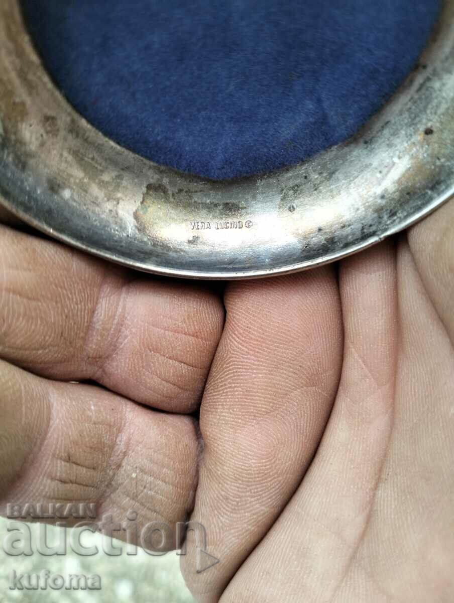 Silver plated coaster - 6