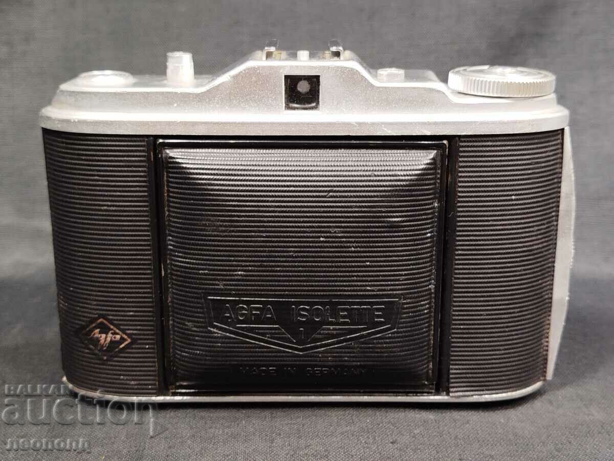 AGFA ISOLETTE I OLD RETRO BUCKET CAMERA - 6