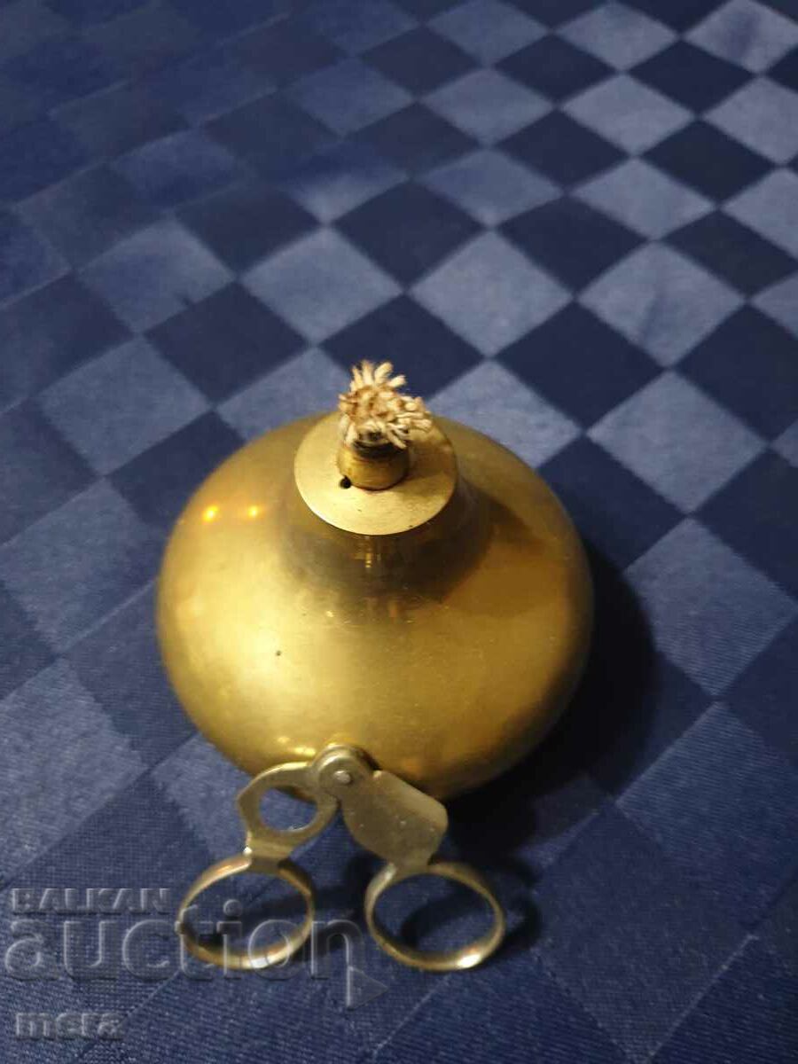 Brass spirit lamp with original extinguishing device with price 80.00 BGN | € 40.90 Brass spirit lamp with original extinguishing device with price 80.00 BGN | € 40.90