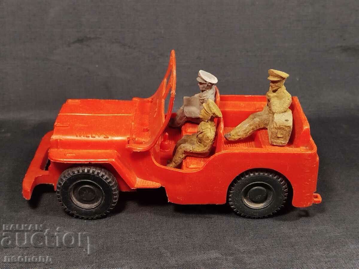 OLD RETRO PLASTIC JEEP WILLYS TOY CAR with price 60.00 BGN | € 30.68 OLD RETRO PLASTIC JEEP WILLYS TOY CAR with price 60.00 BGN | € 30.68