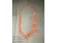 Natural coral necklace