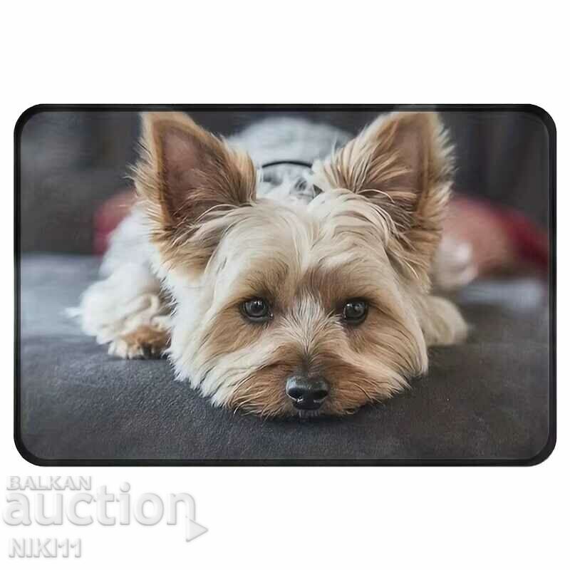 Yorkie dog bath mat door rug kitchen Terrier with price 23.00 BGN | € 11.76 Yorkie dog bath mat door rug kitchen Terrier with price 23.00 BGN | € 11.76