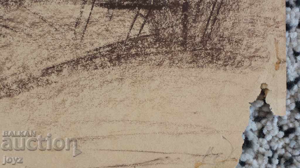 Delivery of PAINTING LANDSCAPE chalk / MARIA MEZDHURECHKA Delivery of PAINTING LANDSCAPE chalk / MARIA MEZDHURECHKA