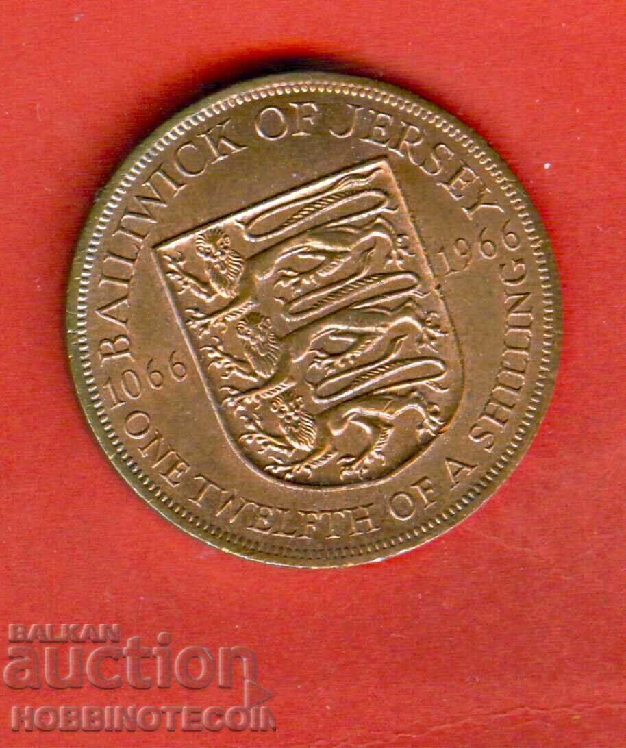 JERSEY JERSEY 1/12 Shilling issue issue 1966 EXCELLENT BU aUNC JERSEY JERSEY 1/12 Shilling issue issue 1966 EXCELLENT BU aUNC