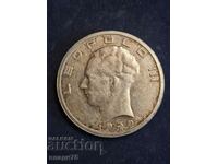 Silver coin 50 francs 1939