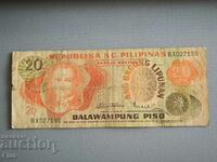 Bancnota - Filipine - 20 pesos | 1969 - 1972