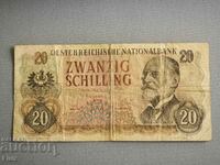 Bancnota - Austria - 20 de silingi | 1956