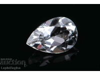 Бял топаз 1.67ct VVS капка шлифовка #5