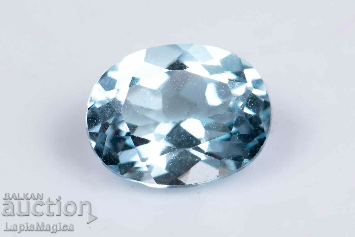 Topaz albastru 2.35ct 9x7mm tăiat oval #1