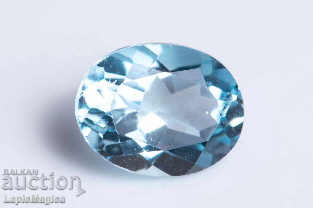 Topaz albastru 2.41ct 9x7mm tăiat oval #2